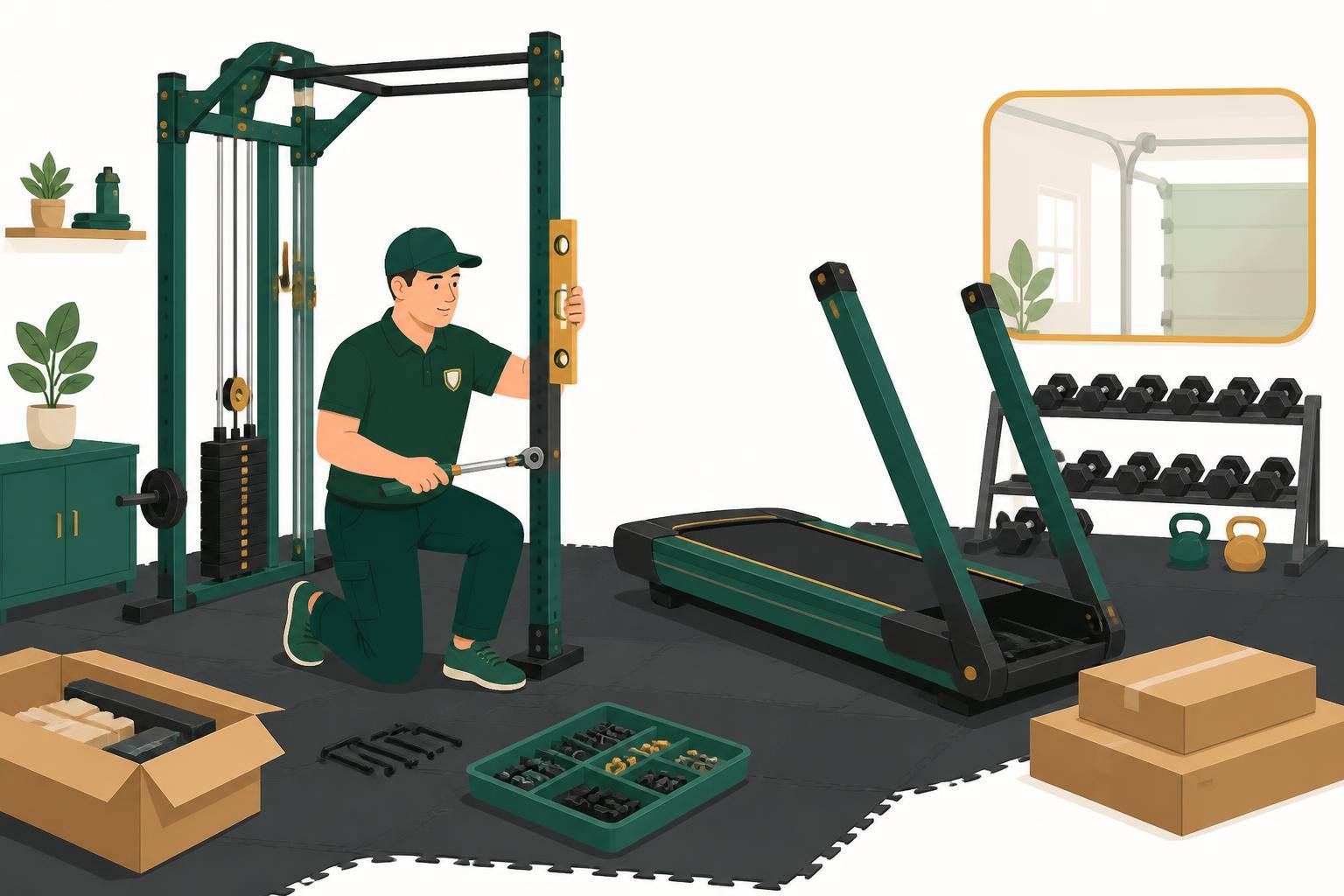 Gym Equipment Assembly