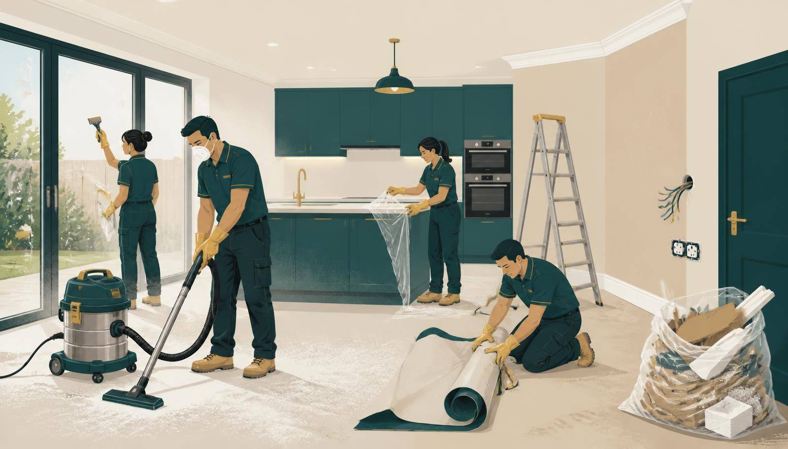 After Builders Cleaning — After Builders Cleaning — Hello Services team at work