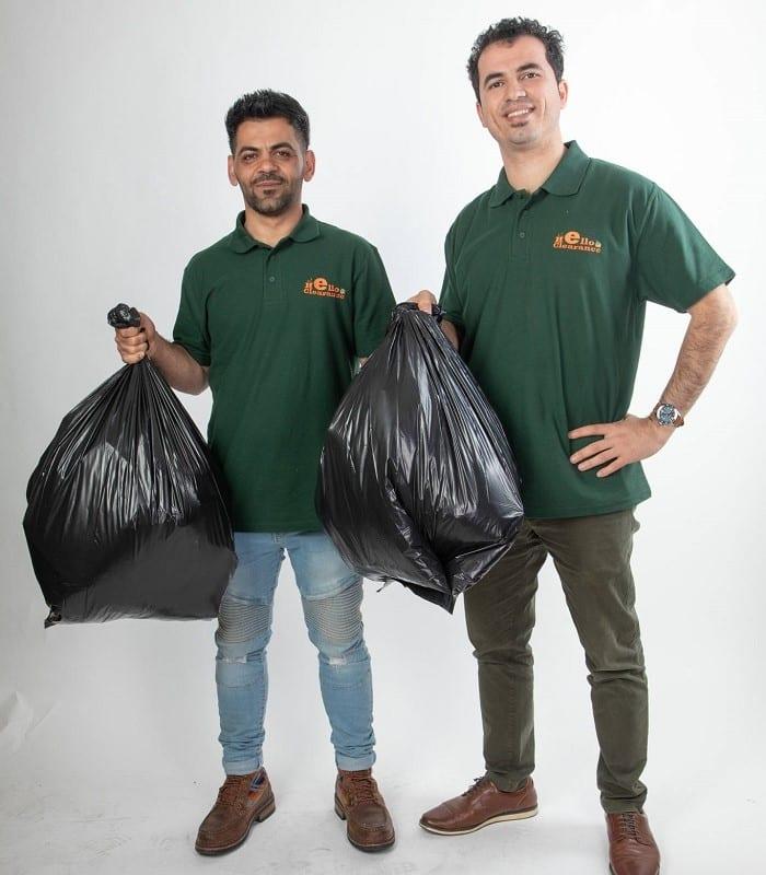 Clearance & Rubbish Removal across the West Midlands — Hello Services team at work