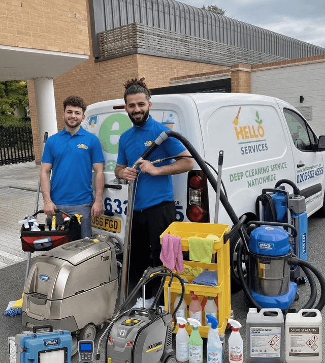 Fine construction dust removed after a Greater Manchester refurbishment — After builders cleaning by Hello Services