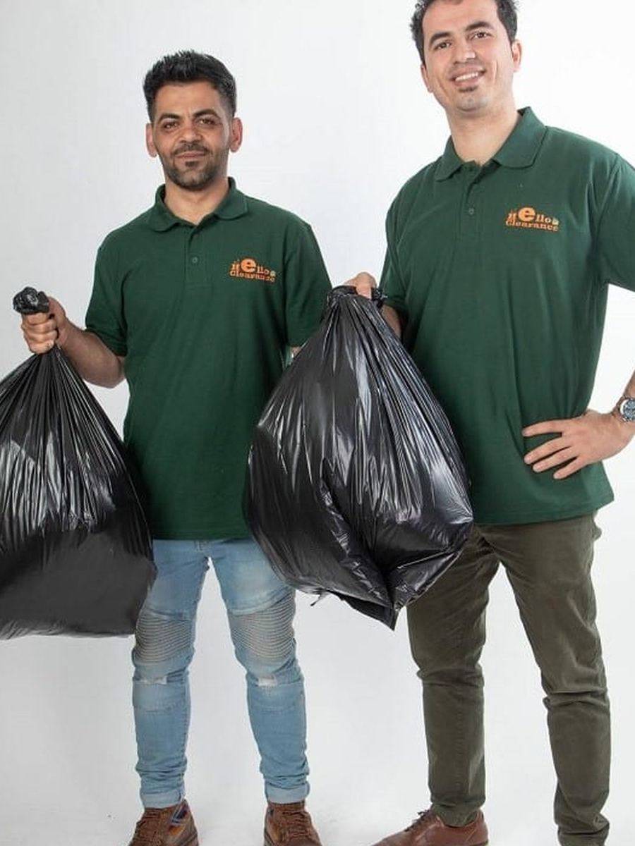 Rubbish & House Clearance — Rubbish & House Clearance — Hello Services team at work