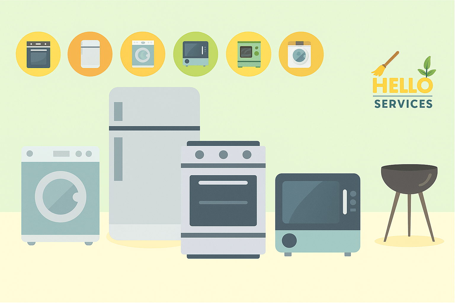 Some Of The Appliances We Clean