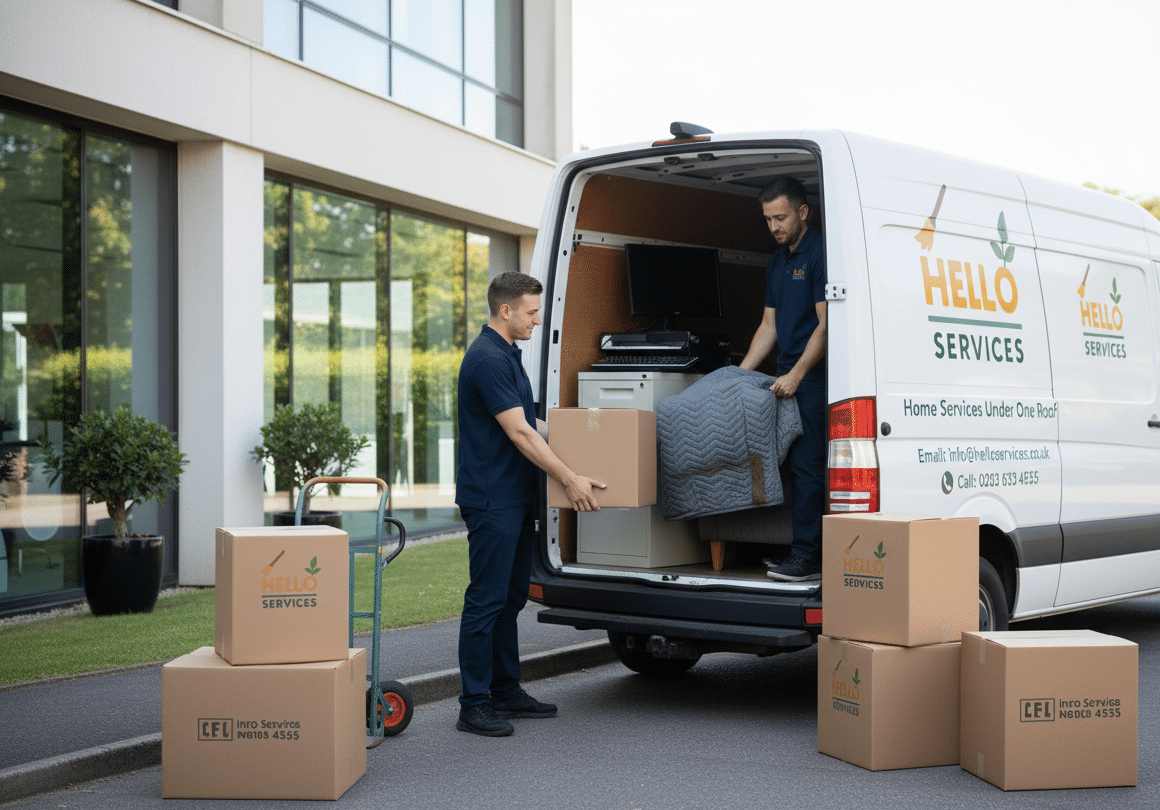 Office removals and commercial relocation team in Kent