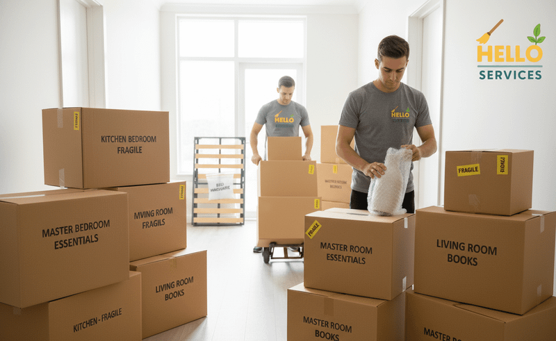 10 steps to pack 3 bed house before moving — Handyman & home guide from Hello Services